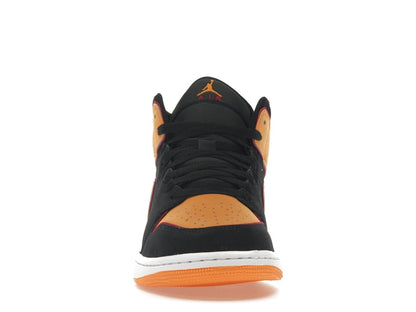 Jordan 1 Mid Fat Tongue Black Orange