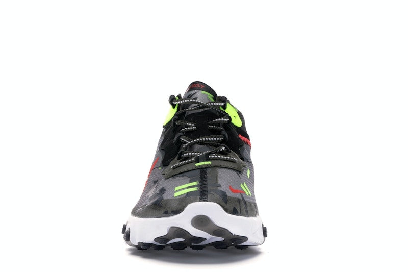 Nike React Element 87 Medium Olive Bright Crimson