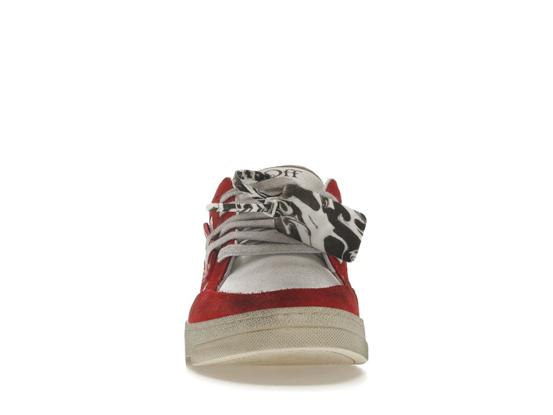 OFF-WHITE Vulcanized 5.0 Low Top White Red