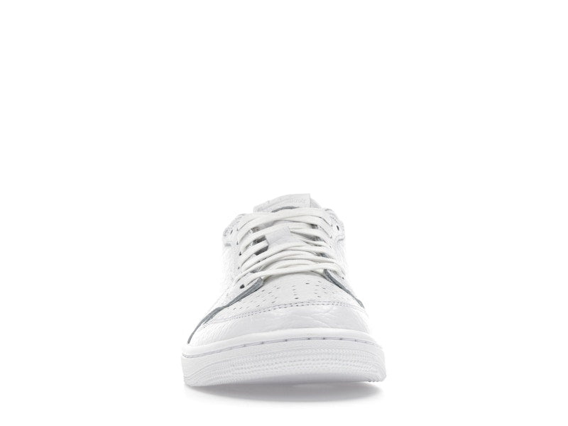 Jordan 1 Retro Low Swooshless Triple White (2025)