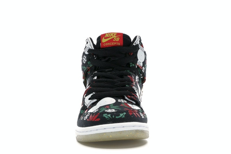 Nike SB Dunk High Concepts Ugly Christmas Sweater Black (Special Box)