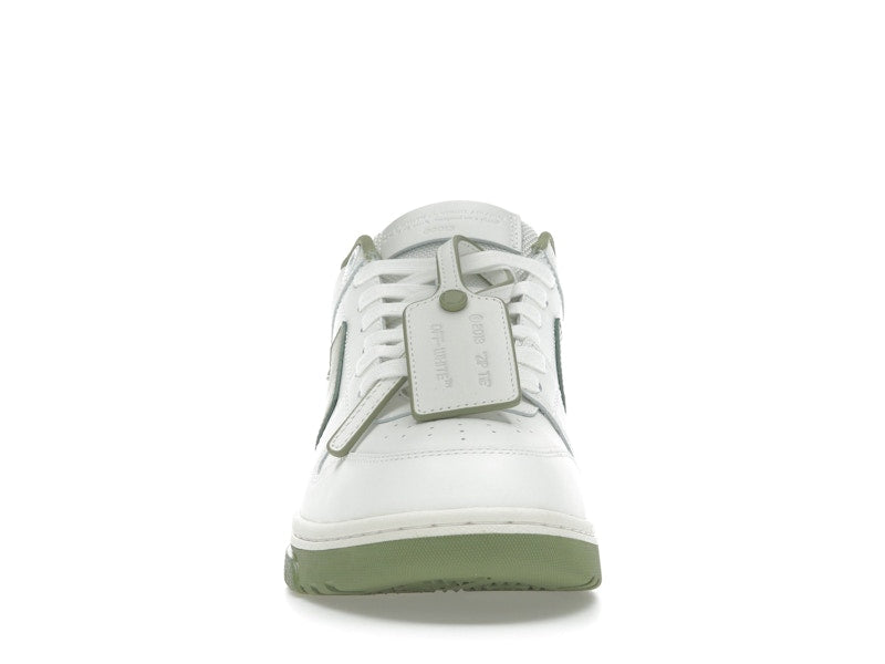 OFF-WHITE Out Of Office OOO Low Tops White Sage