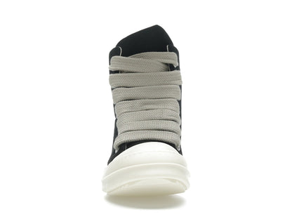 Rick Owens DRKSHDW Hollywood Jumbo Lace Puffer High Top Black Milk