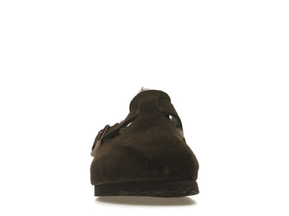 Birkenstock Boston Shearling Suede Mocha
