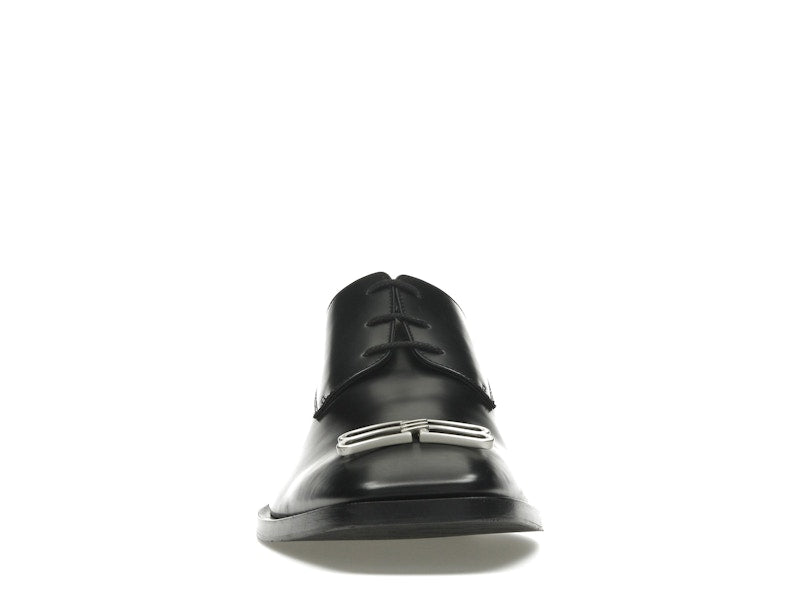 Balenciaga Rim Derby Shoes Black Leather