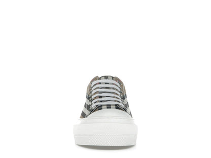 Burberry Low Top House Check Sneaker Taupe Brown (Women's)