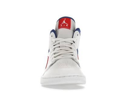 Jordan 1 Mid White Red Royal (Women's)