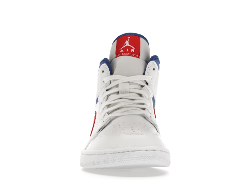 Jordan 1 Mid White Red Royal (Women's)