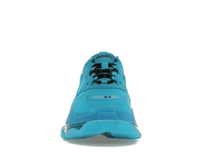 Balenciaga Triple S Clear Sole Teal Blue