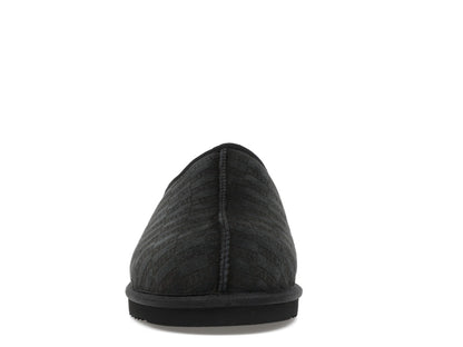 Kith Kithmas Monogram Shearling Slippers Black