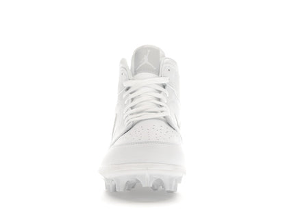 Jordan 1 Mid TD Cleat White Grey Fog