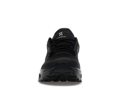 On Running Cloudrock Low Waterproof All Black