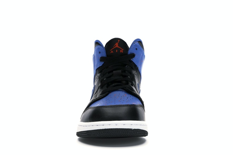Jordan 1 Mid Royal Paint Splatter (GS)