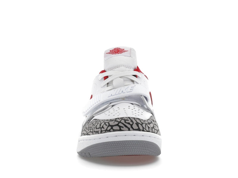 Jordan Legacy 312 Low White Cement Gym Red (Women's)