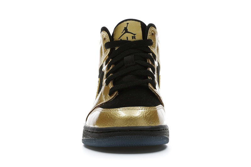 Jordan 1 Mid Metallic Gold Coin Black (GS)