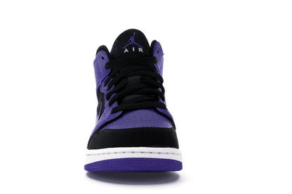 Jordan 1 Mid Black Dark Concord (GS)