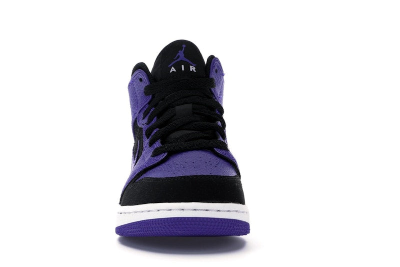 Jordan 1 Mid Black Dark Concord (GS)