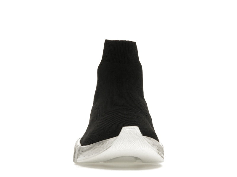 Balenciaga Speed 2.0 Graffiti Recycled Knit Black White