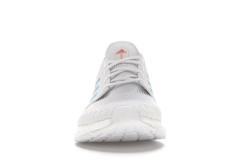 adidas Ultra Boost 20 White Sharp Blue True Orange