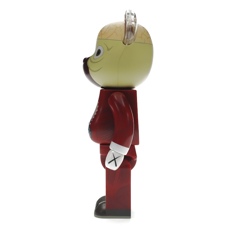 KAWS Bearbrick Dissected 400% Brown