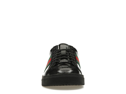 Gucci Ace GG Crystal Canvas Black