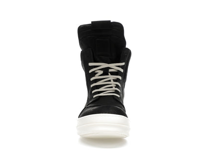 Rick Owens Geobasket High Black Milk