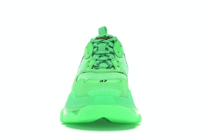 Balenciaga Triple S Neon Green Clear Sole (Women's)