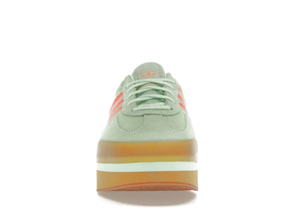 adidas Gazelle Stack Semi Green Spark Solar Orange Gum (Women's)