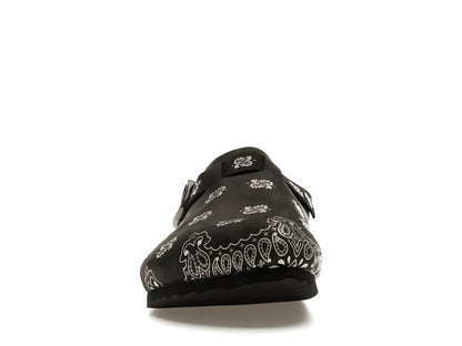 Bravest Studios Suede Paisley Clogs Black