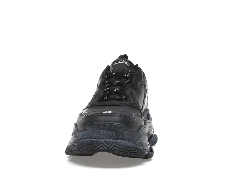 Balenciaga Triple S Black White Graffiti