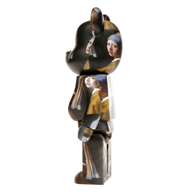 Bearbrick Johannes Vermeer (Girl with a Pearl Earring) 100% & 400% Set
