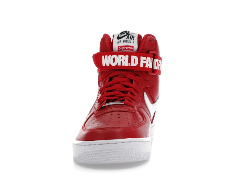 Nike Air Force 1 High Supreme World Famous Red