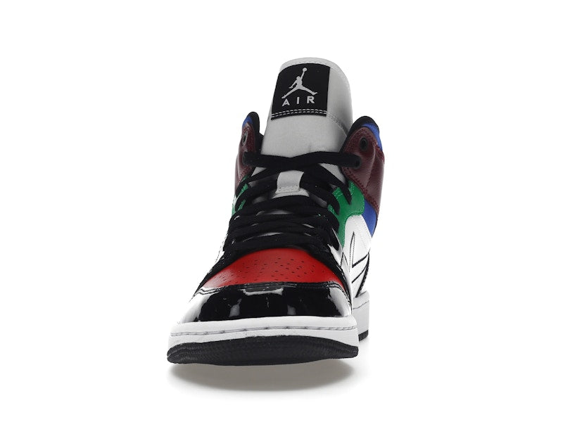 Jordan 1 Mid SE Black White Multi-Color (Women's)