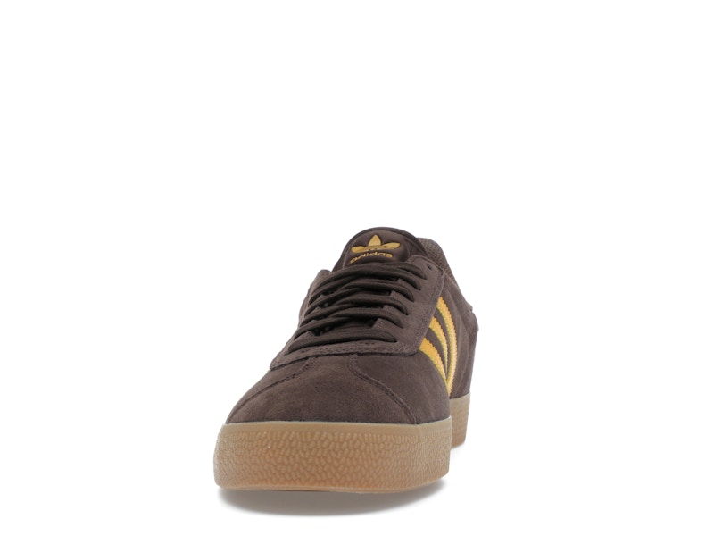 adidas Gazelle ADV Dark Brown Preloved Yellow