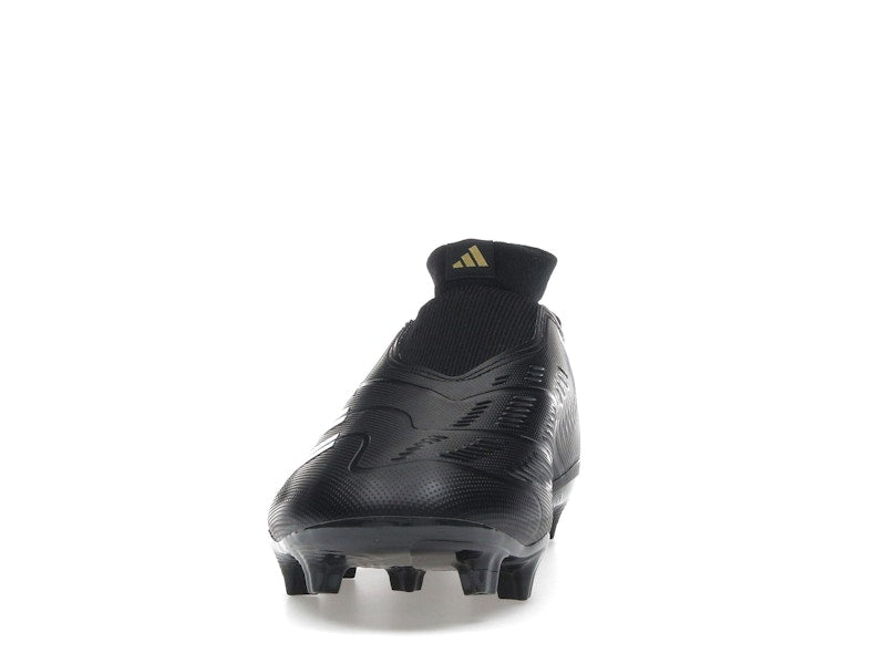 adidas Predator League Laceless FG Core Black Carbon Gold Metallic