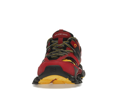 Balenciaga Track Trainers Burgundy Black