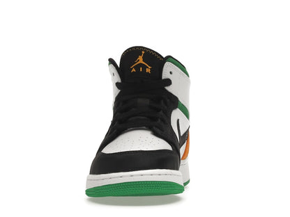 Jordan 1 Mid SE White Laser Orange Lucky Green (GS)
