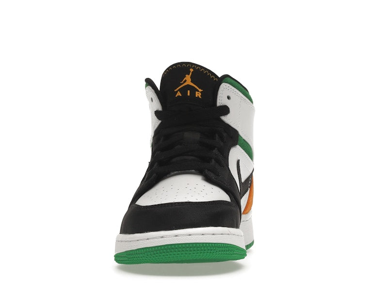 Jordan 1 Mid SE White Laser Orange Lucky Green (GS)