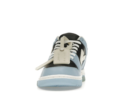 OFF-WHITE Out Of Office OOO Low Tops Light Blue Black