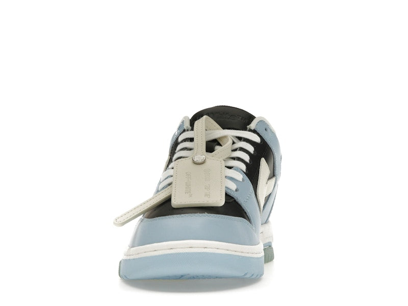OFF-WHITE Out Of Office OOO Low Tops Light Blue Black