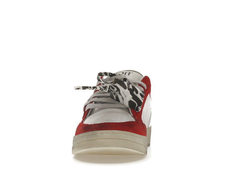 OFF-WHITE Vulcanized 5.0 Low Top White Red