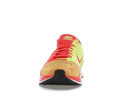 Nike Flyknit Racer Bright Crimson Volt