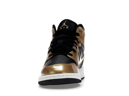 Jordan 1 Mid SE Metallic Gold Black (GS)