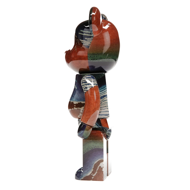 Bearbrick Katsushika Hokusai (Thirty-six Views of Tomitake, Fine Wind, Clear Morning) 100% & 400% Set