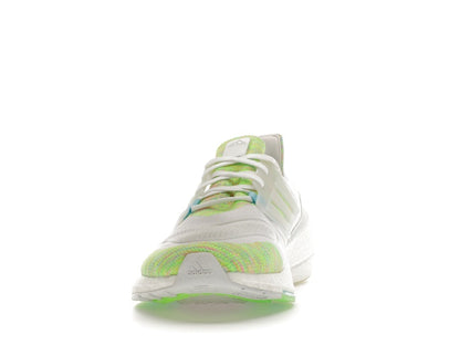 adidas Ultra Boost 22 White Bliss Blue Solar Green