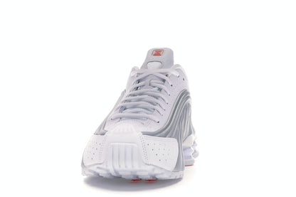 Nike Shox R4 White Metallic Silver