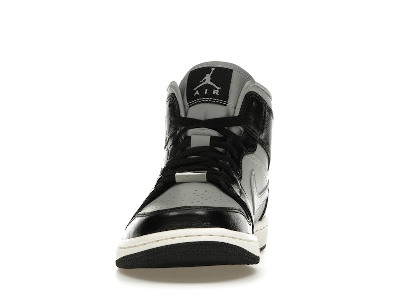 Jordan 1 Mid SE Black Metallic Silver (Women's)