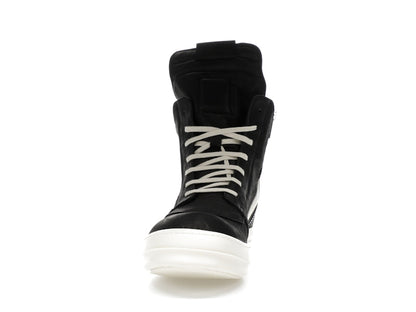 Rick Owens Geobasket High Black Milk