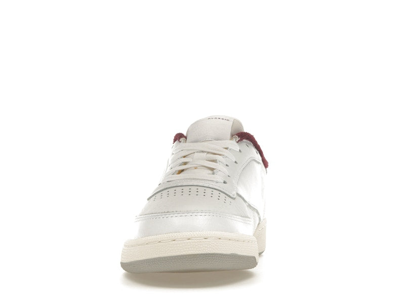 Reebok Club C 85 Packer Shoes Chalk White Maroon