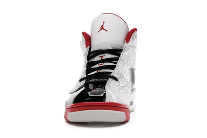 Jordan Dub Zero White Varsity Red